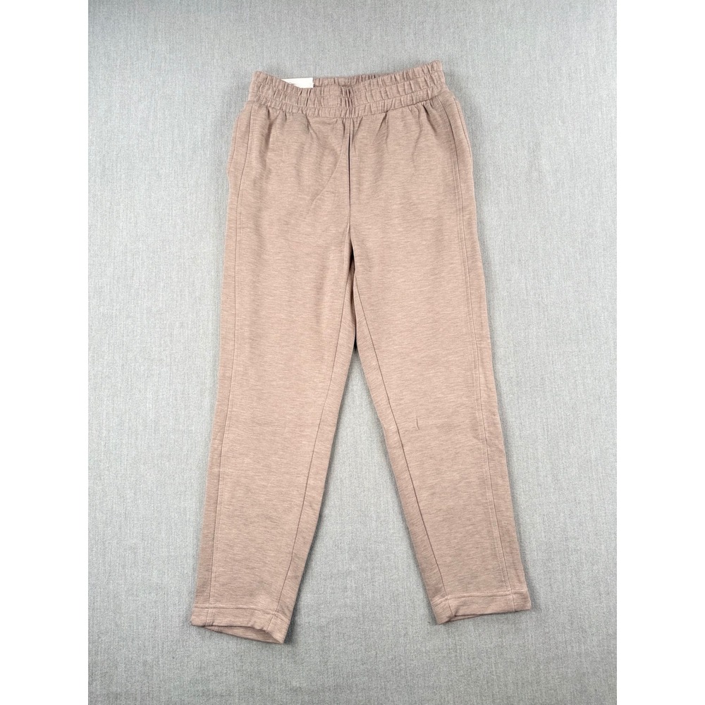 Danskin Luxe Retro Jogger Brown Heathered Elastic Waist Sweatpants Small NWT